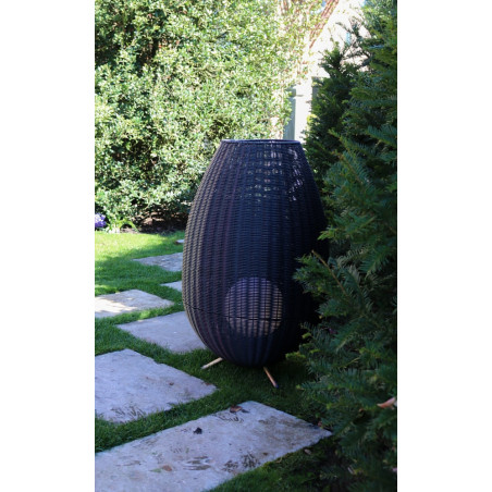 Lampa ogrodowa boho Colin LED 79cm czarna Lucide