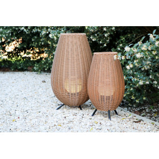 Lampa Ogrodowa Boho Colin LED | Lucide - 50cm, Brązowa