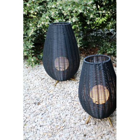 Lampa Ogrodowa Boho Colin LED | Lucide | 50cm | Czarna