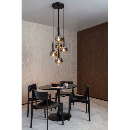 Lampa wisząca Marius V Lucide - 5 kloszy, szklane kule