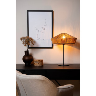 Lampa stołowa rattanowa Yunkai | Lucide | Boho | Sklep