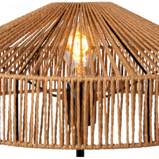 Lampa stołowa rattanowa Yunkai | Lucide | Boho | Sklep