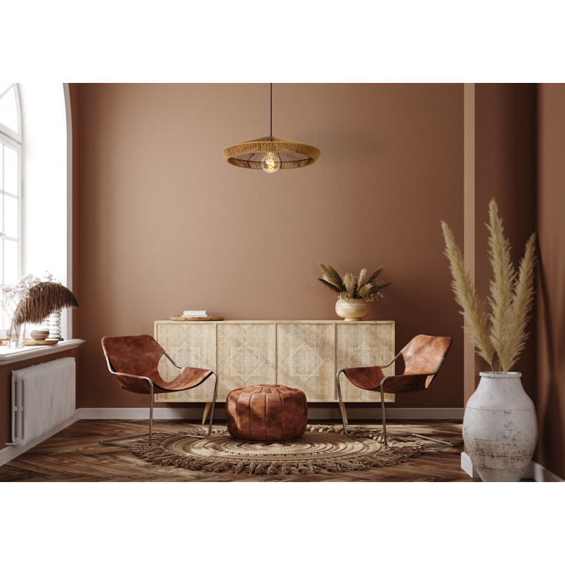 Lampa wisząca rattanowa boho Yunkai | Lucide - Elegancki design