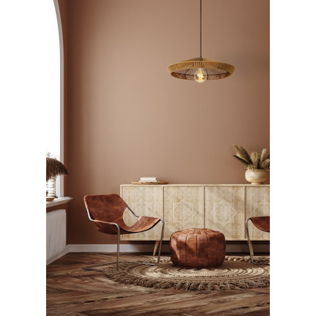 Lampa wisząca rattanowa boho Yunkai | Lucide - Elegancki design