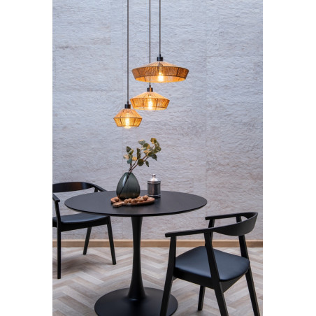 Lampa Wisząca Rattanowa Boho Yunkai III Lucide | 60cm