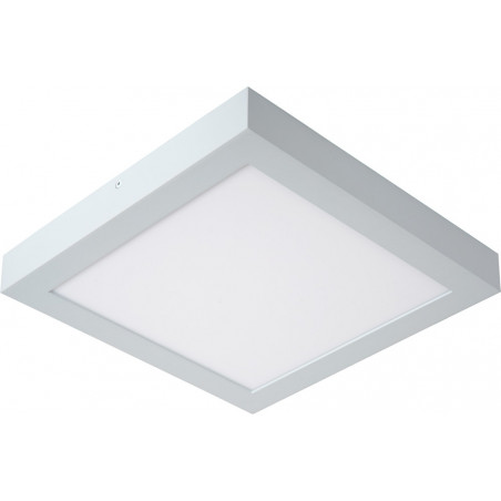 Plafon LED do łazienki kwadratowy biały | Lucide Brice 30cm