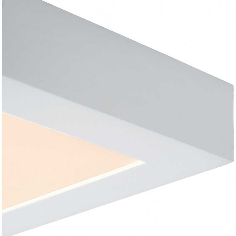Plafon LED do łazienki kwadratowy biały | Lucide Brice 30cm