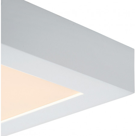 Plafon LED do łazienki kwadratowy biały | Lucide Brice 30cm