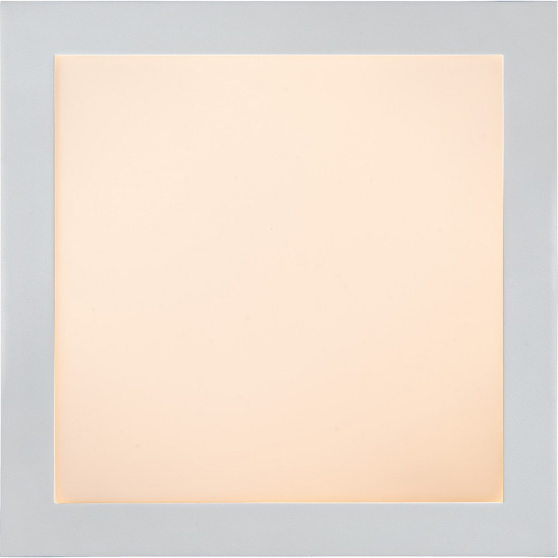 Plafon LED do łazienki kwadratowy biały | Lucide Brice 30cm