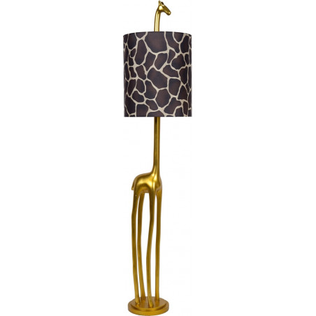 Lampa podłogowa Miss Tall Lucide - Złoty mat / Brązowy | Sklep