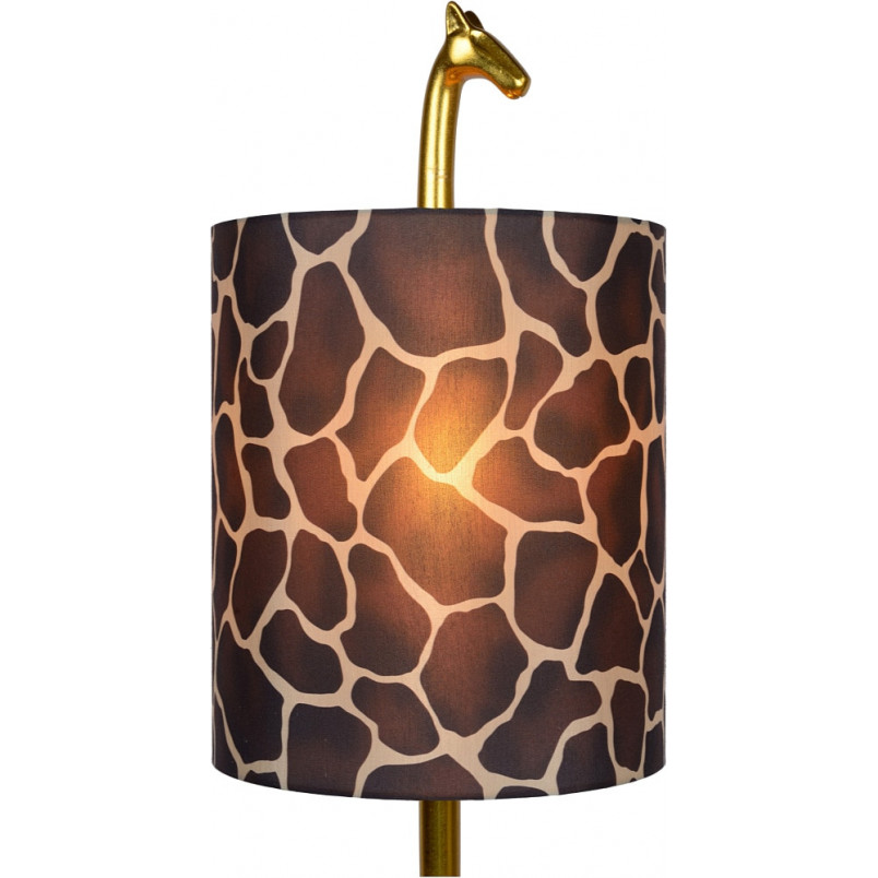 Lampa podłogowa Miss Tall Lucide - Złoty mat / Brązowy | Sklep