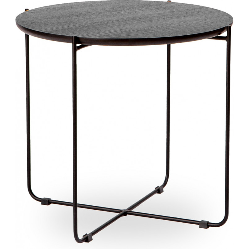 Stolik okrągły Nordifra Neye | Dąb Czarny - Elegancki Design