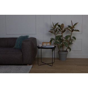 Stolik metalowy Neye 50cm czarny | Nordifra - Stylowy i funkcjonalny