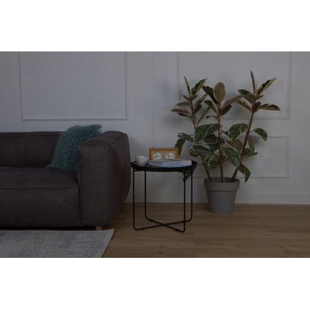 Stolik metalowy Neye 50cm czarny | Nordifra - Stylowy i funkcjonalny