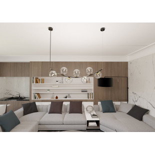Lampa Wisząca Ritz | 7 Kul Szklanych | Emibig
