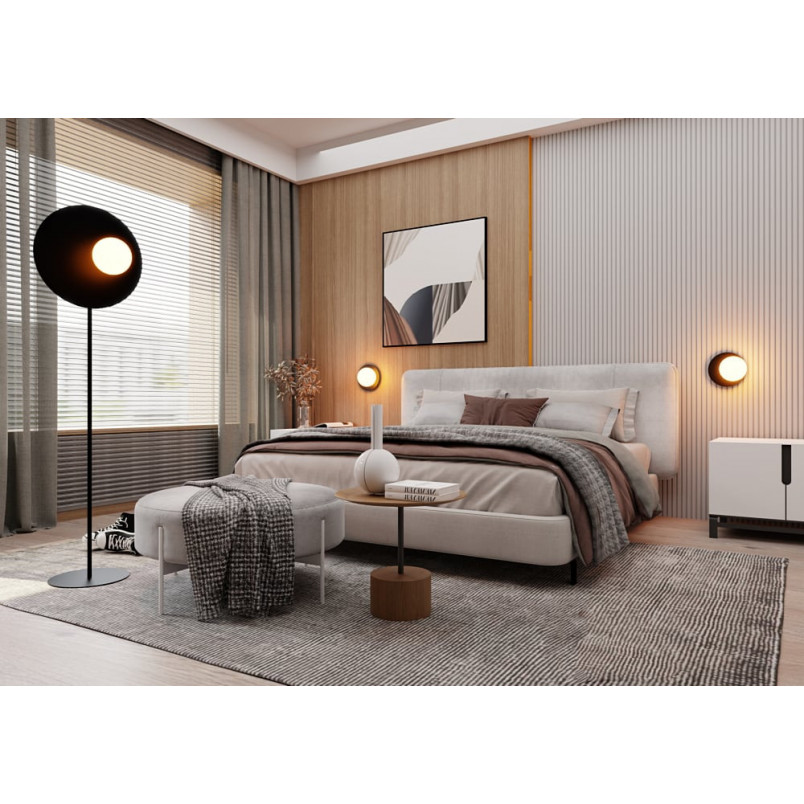Kinkiet Oslo czarny - szklana kula Emibig | Design i jakość