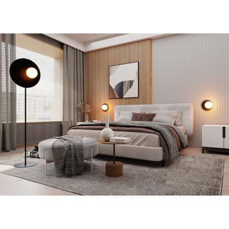 Kinkiet Oslo czarny - szklana kula Emibig | Design i jakość