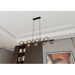 Lampa wisząca RORY VIII - grafit/czarny | Emibig
