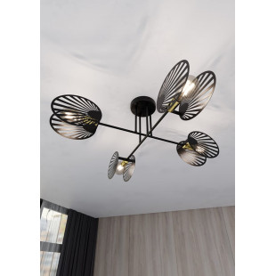 Lampa Sufitowa 4-Punktowa Talia Czarna Emibig | Design i Jakość