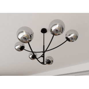 Lampa sufitowa Hunter VI - szklane kule, 89cm | Emibig