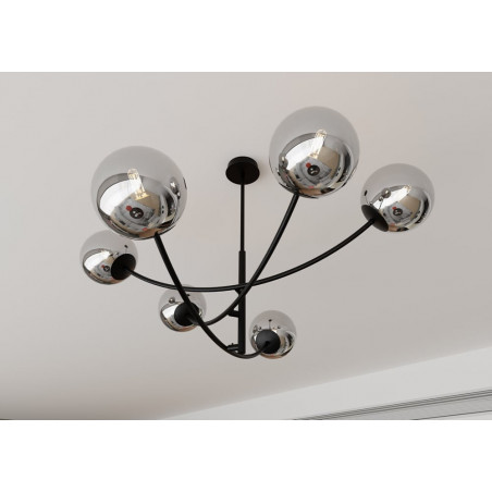 Lampa sufitowa Hunter VI - szklane kule, 89cm | Emibig