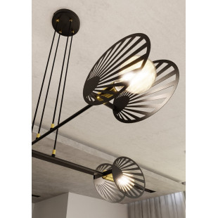 Lampa wisząca Playa IV czarna Emibig | Design i jakość