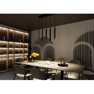 Lampa wisząca Selter IX czarna - Emibig | Nowoczesny design