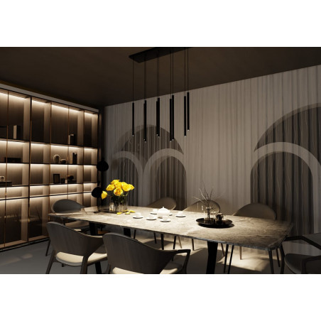 Lampa wisząca Selter IX czarna - Emibig | Nowoczesny design