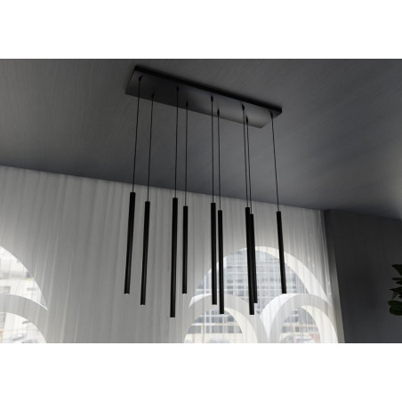 Lampa wisząca Selter IX czarna - Emibig | Nowoczesny design