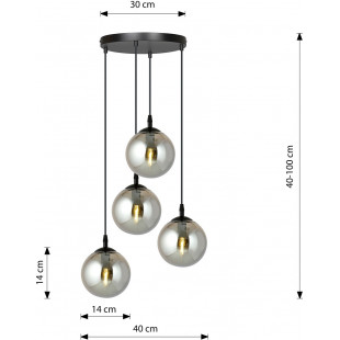 Lampa Cosmo IV - Szklane Kule | Emibig - Nowoczesne Oświetlenie