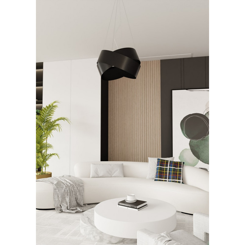 Lampa wisząca Vieno czarna Emibig | Nowoczesne oświetlenie
