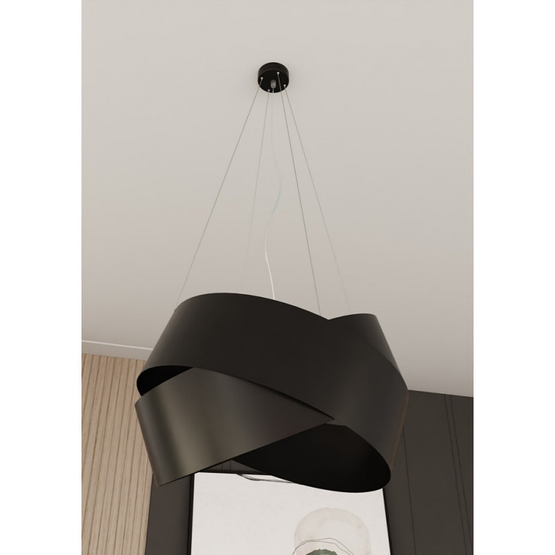 Lampa wisząca Vieno czarna Emibig | Nowoczesne oświetlenie