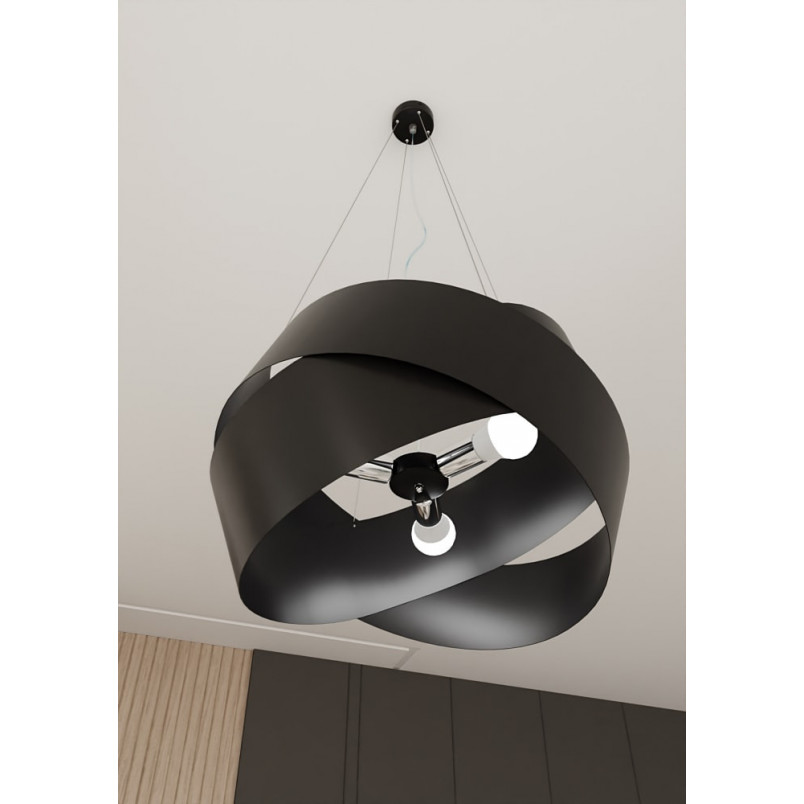 Lampa wisząca Vieno czarna Emibig | Nowoczesne oświetlenie