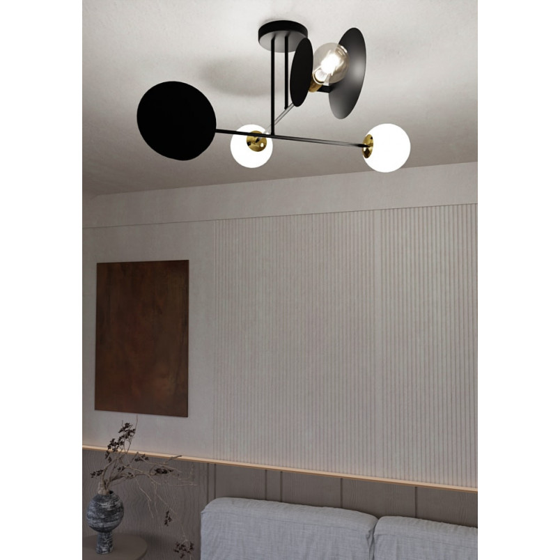 Lampa sufitowa szklana Minerva IV 80cm | Emibig - Elegancja i styl