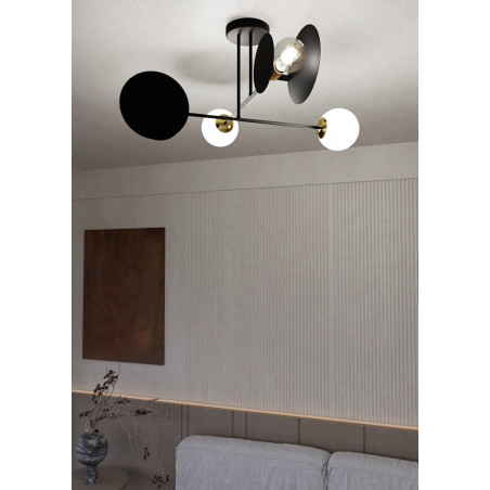 Lampa sufitowa szklana Minerva IV 80cm | Emibig - Elegancja i styl