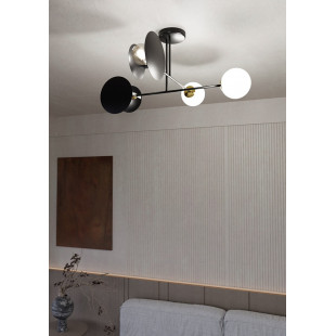 Lampa sufitowa szklana Minerva IV 80cm | Emibig - Elegancja i styl