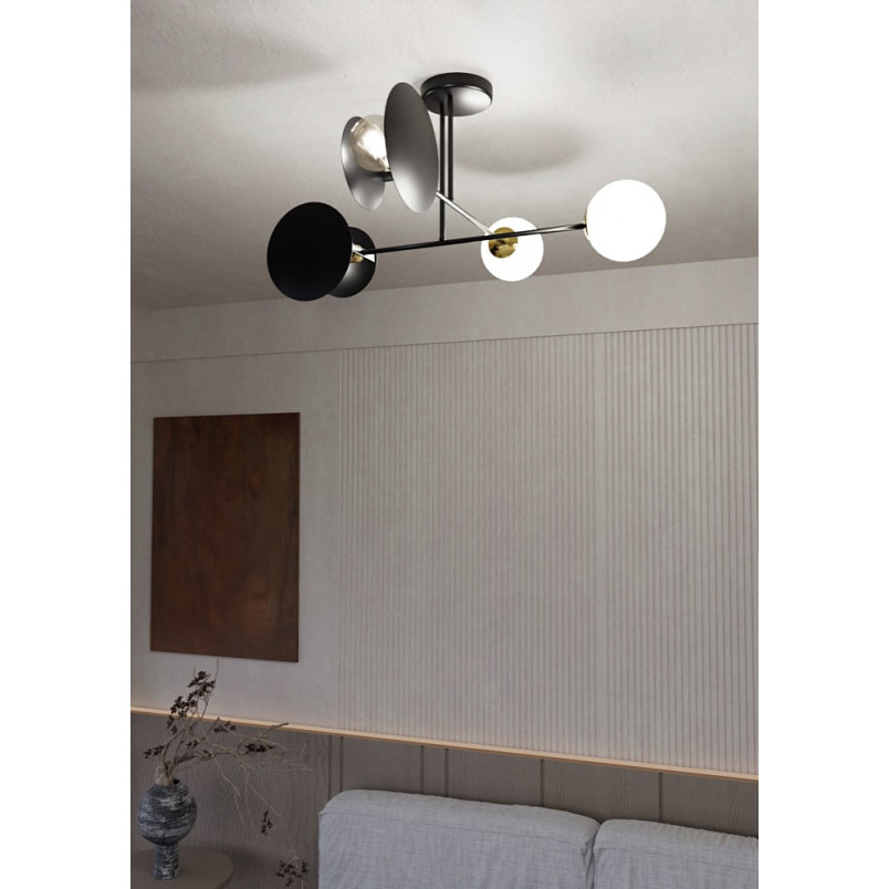 Lampa sufitowa szklana Minerva IV 80cm | Emibig - Elegancja i styl