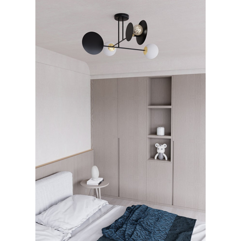 Lampa sufitowa szklana Minerva IV 80cm | Emibig - Elegancja i styl