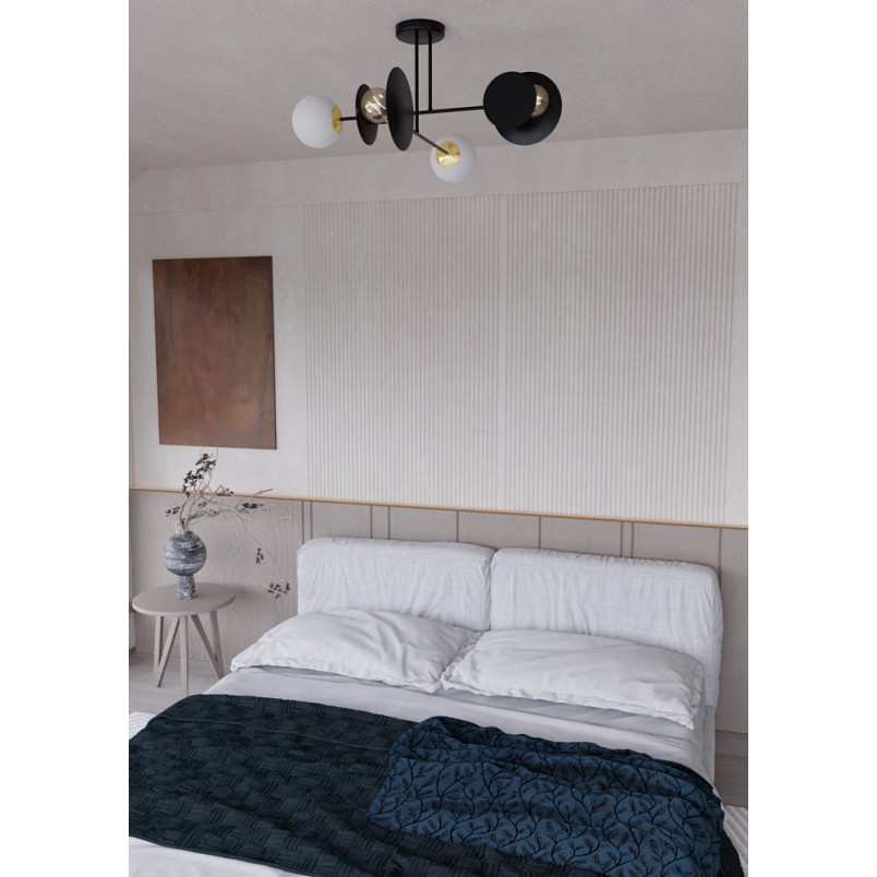 Lampa sufitowa szklana Minerva IV 80cm | Emibig - Elegancja i styl