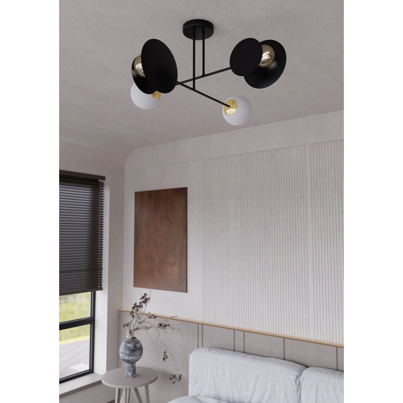 Lampa sufitowa szklana Minerva IV 80cm | Emibig - Elegancja i styl