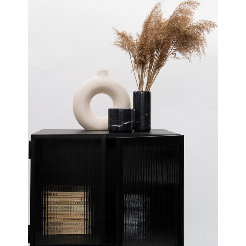 Regał stojący zamykany Object022 66cm czarny | NG Design