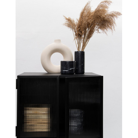 Regał stojący zamykany Object022 66cm czarny | NG Design
