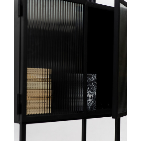 Regał stojący zamykany Object022 66cm czarny | NG Design