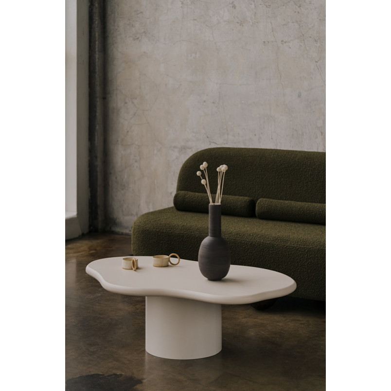 Sofa tapicerowana designerska Object075 228cm olive green boucle NG Design