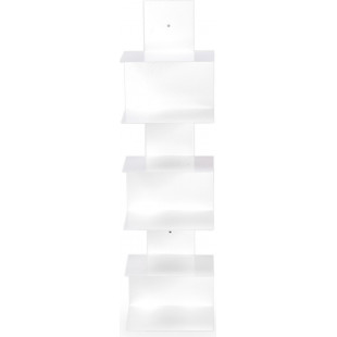 Niewidzialna półka na książki i dekoracje 18x61cm biała Nordifra