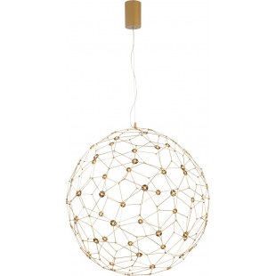 Lampa wisząca kula nowoczesna Wento LED 80cm złota
