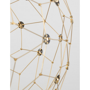 Lampa Wisząca Kula Złota LED | Decolab24