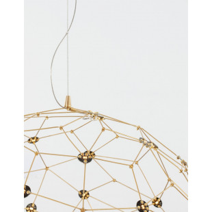 Lampa Wisząca Kula Złota LED | Decolab24