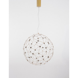 Lampa wisząca kula nowoczesna Wento LED 60cm złota