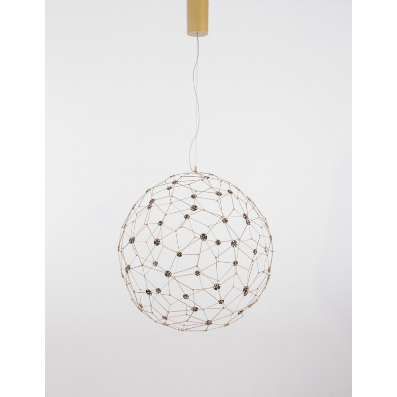 Lampa Wisząca Kula Złota LED | Decolab24